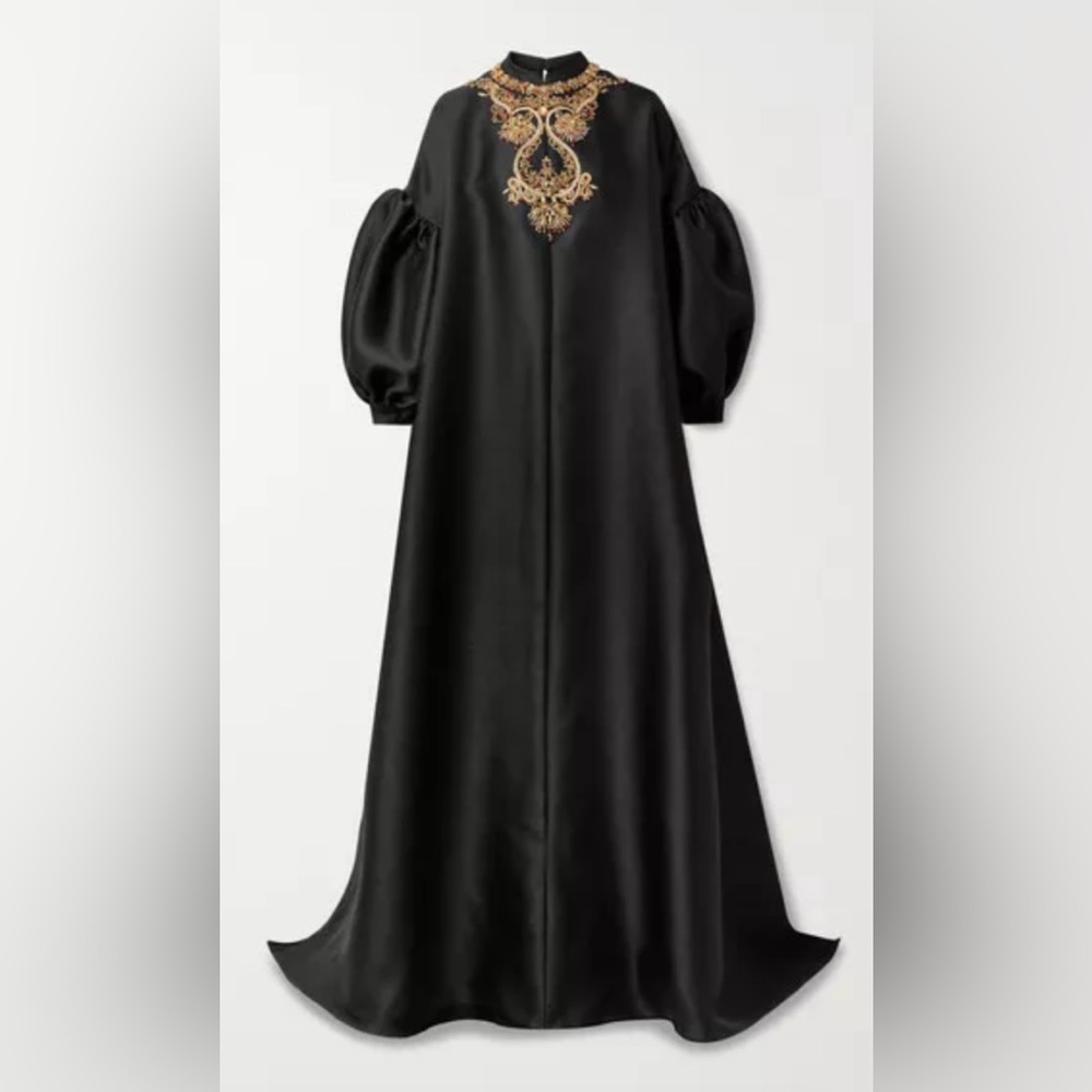 Reem Acra Pique Embellished Gown 2